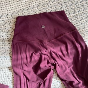 Purple align leggings